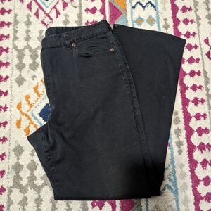 The Limited Stretch Size 14 faded Black Bootcut denim jeans